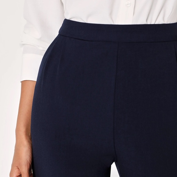 NWT Lulus Kick It Navy Blue Trouser Pants S - Picture 2 of 5